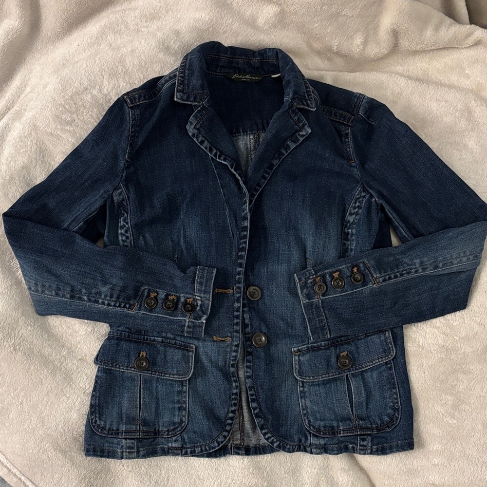 Eddie Bauer Deep Indigo Jean Jacket